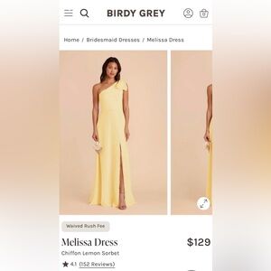 Birdy Grey Melissa Dress in Lemon Sorbet